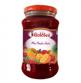 Goldiee Mix Fruit Jam   Glass Jar  500 grams